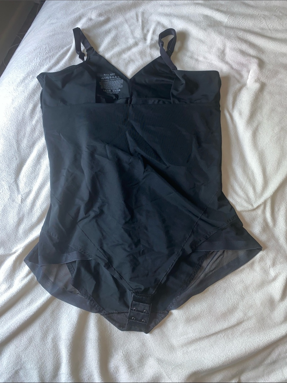 SPANX Black Sculpting Bodysuit with Adjustable Straps